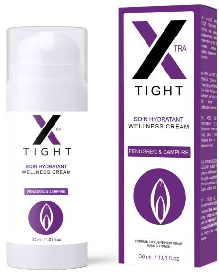 Creme reafirmante íntimo RUF X Tight, embalagem de 30 ml