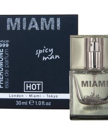 HOT - PERFUME CON FEROMONAS MIAMI SPICY HOMBRE 30 ML