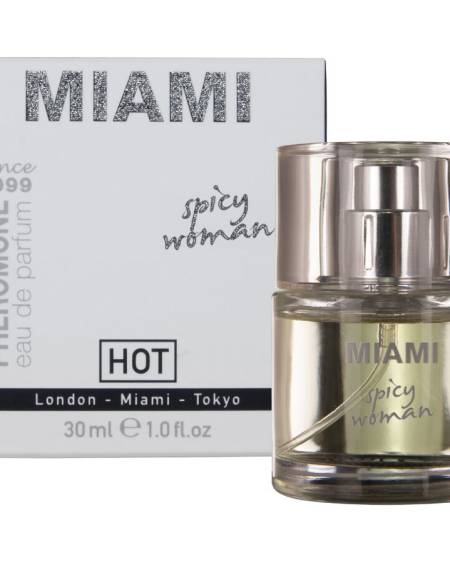 HOT - PERFUME CON FEROMONAS MIAMI SPICY MUJER 30 ML