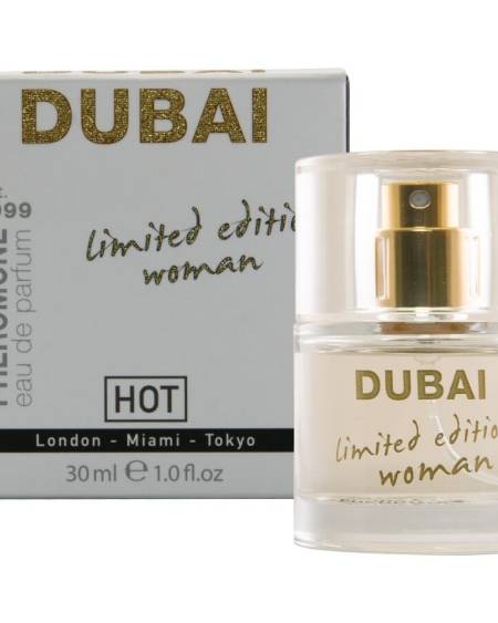 HOT - PERFUME CON FEROMONAS DUBAI EDICIÓN LIMITADA MUJER 30 ML