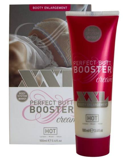 Creme HOT XXL Booty Booster para cuidado dos glúteos, embalagem de 100 ml