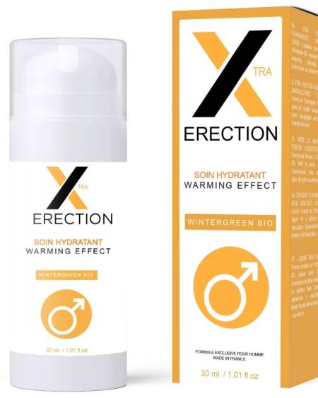 Creme para ereção RUF X ERECTION com efeito de calor, 30 ml