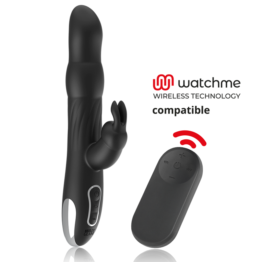 Vibrador e Rotador Moebius Rabbit da BRILLY GLAM com controle remoto