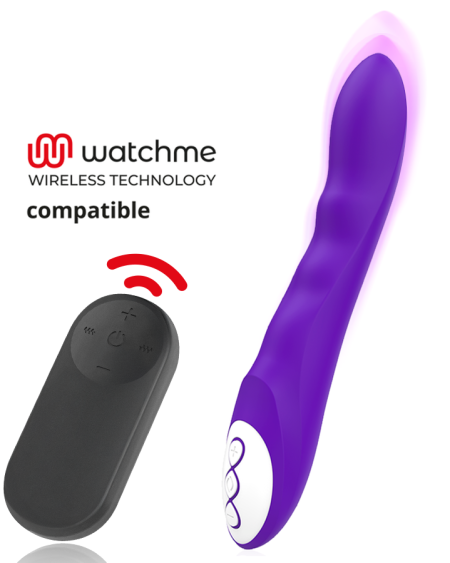 Vibrador Lilás Galatea Dante com Mando de Controlo Remoto