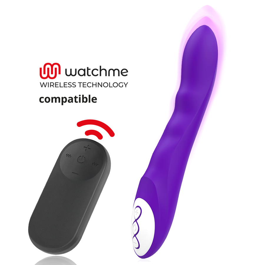 Vibrador Lilás Galatea Dante com Mando de Controlo Remoto