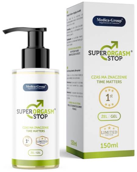 Gel íntimo retardante MEDICA GROUP, embalagem de 150 ml