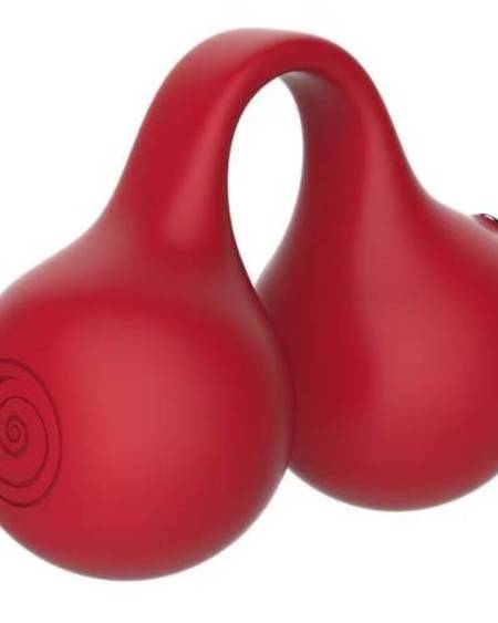 Vibrador de dedo SNAIL VIBE TWINN cor cereja
