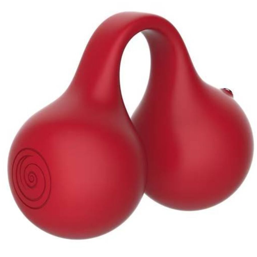 Vibrador de dedo SNAIL VIBE TWINN cor cereja