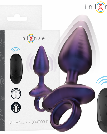 Plug anal vibrador Michael Modelo 2 da INTENSE com comando à distância