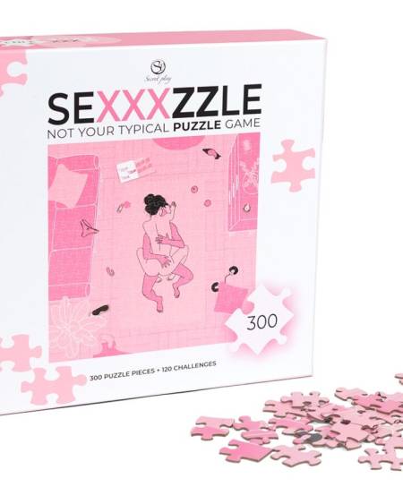 Puzzle erótico SEXXXZZLE da SECRET PLAY, com 300 peças e desafios picantes