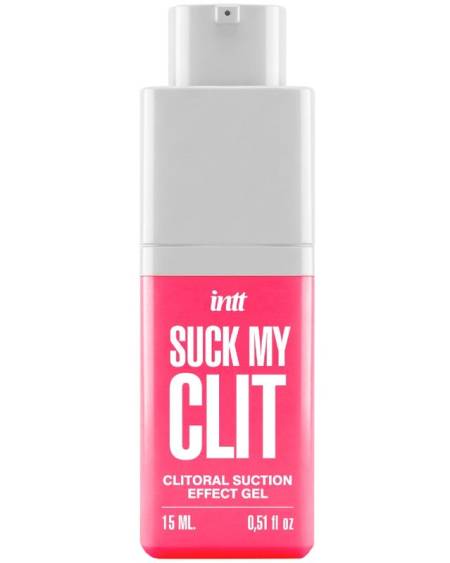 Gel INTT Suck My Clit de sucção clitoriana, aroma a morango silvestre, 15 ml
