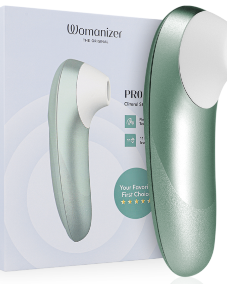 Estimulador clitoriano WOMANIZER PRO VIBRANT verde-sálvia