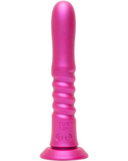 Vibrador de vaivém ROMP Jiggle rosa com ventosa