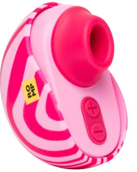Vibrador coelho ROMP Spin com eixo rotativo e estimulador externo do clítoris