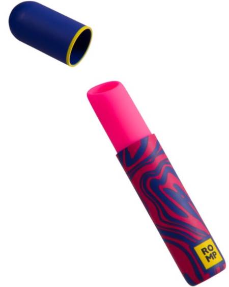 Estimulador de clítoris ROMP Lipstick, com formato de batom e ponta angulada