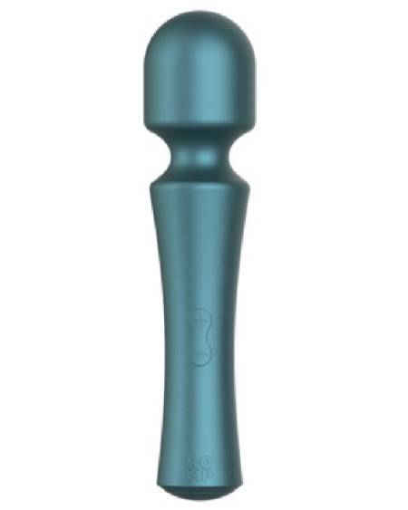 Vibrador clitoriano ROMP Presto verde, com cabeça flexível