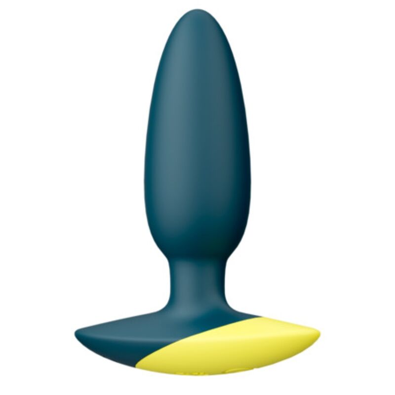 Plug anal vibratório ROMP Bass verde, com silhueta ergonómica