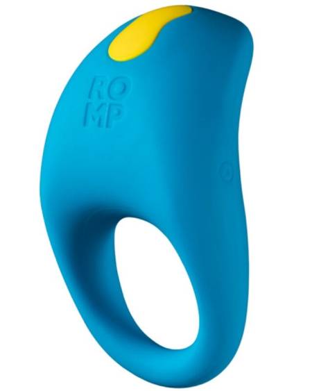 Anel vibratório ROMP Juke de silicone para o pénis, com estímulo do clitóris