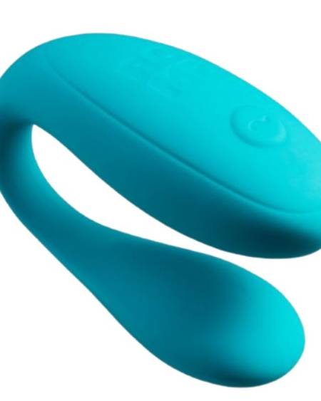Anel vibrador ROMP Join turquesa para casais
