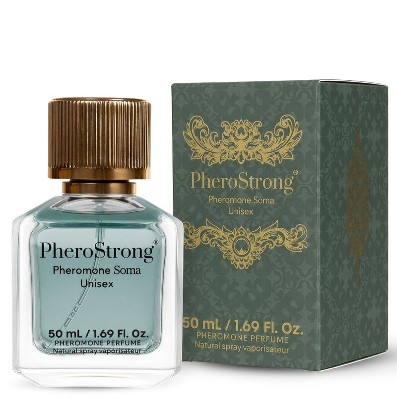 Frasco de perfume unissexo PHEROSTRONG SOMA com feromonas, 50 ml