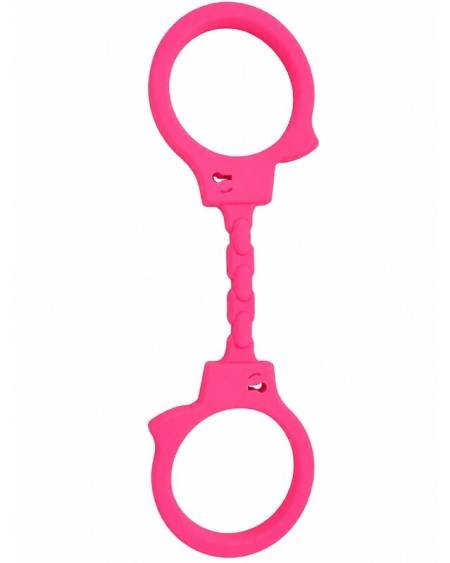 Algemas de silicone DIABLO PICANTE disponíveis em rosa, preto e azul.