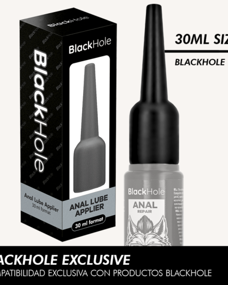 BLACK HOLE - APLICADOR DE LUBRICANTE ANAL TALLA S 30 ML