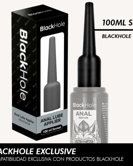BLACK HOLE - APLICADOR DE LUBRICANTE ANAL TALLA L 100 ML