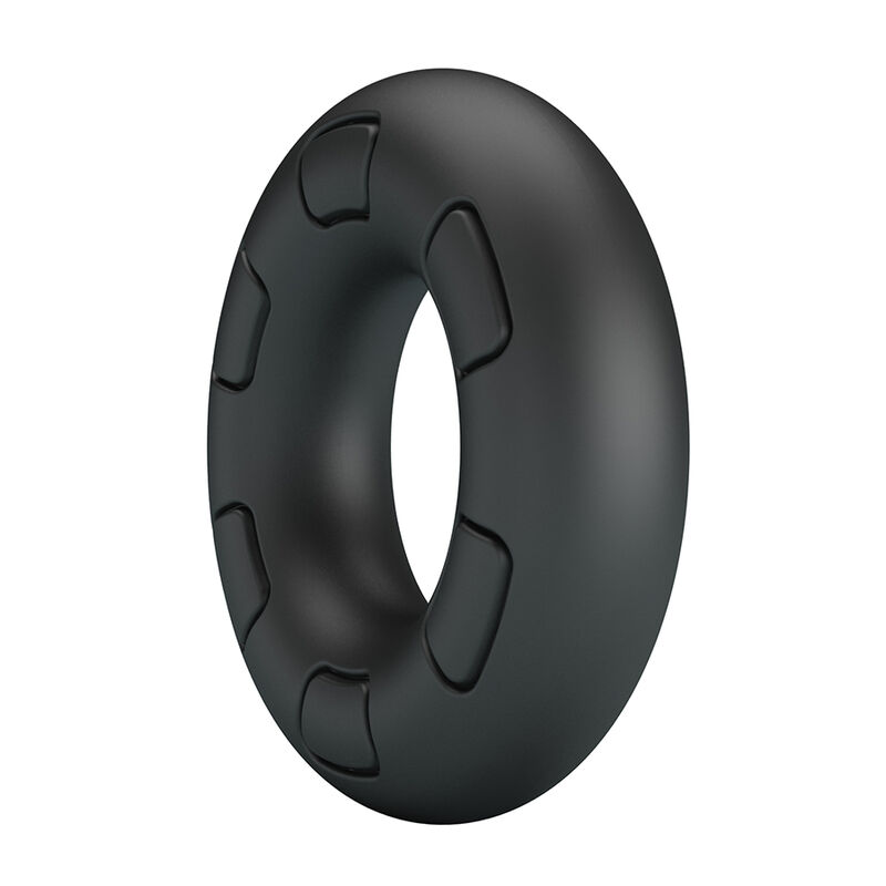 CRAZY BULL - BERTRAM ANILLO PARA PENE SUPER SOFT SILICONA NEGRO