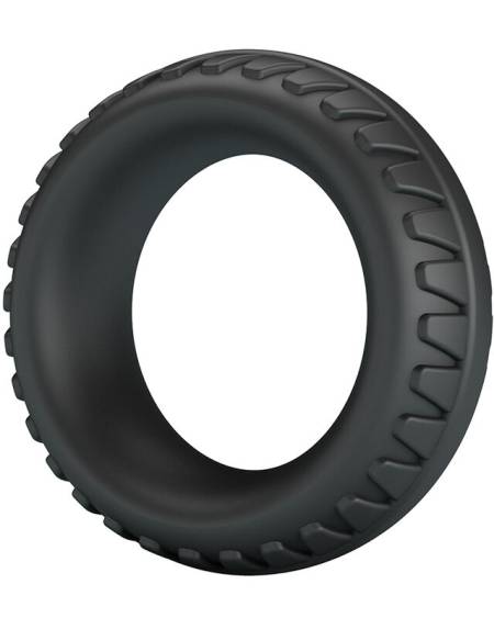 Anel peniano texturizado CRAZY BULL Merritt em silicone preto