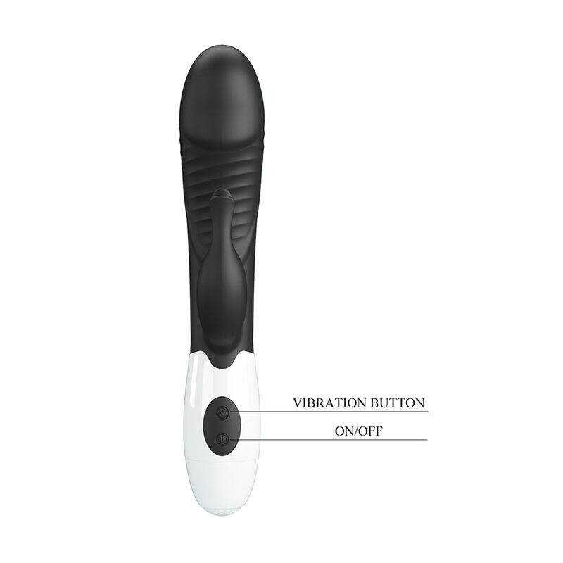 PRETTY LOVE - RASMUSSEN VIBRADOR RABBIT 30 FUNCIONES NEGRO
