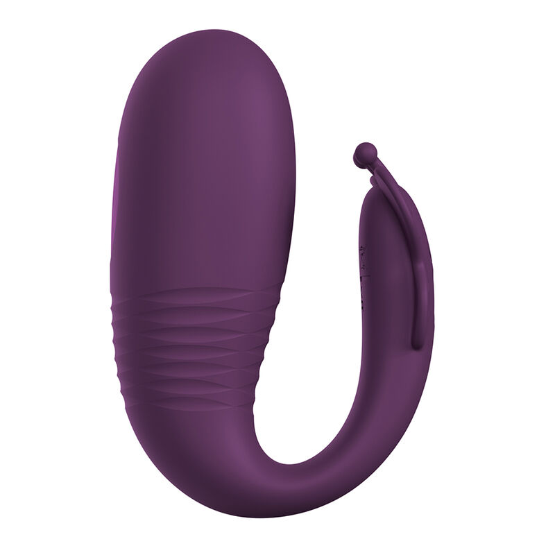 Vibrador ovo PRETTY LOVE Klay roxo com estimulador externo e controlo por aplicação