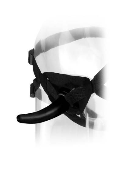 The Pegger - Arnês com Dildo Curvado para Estimulação Anal