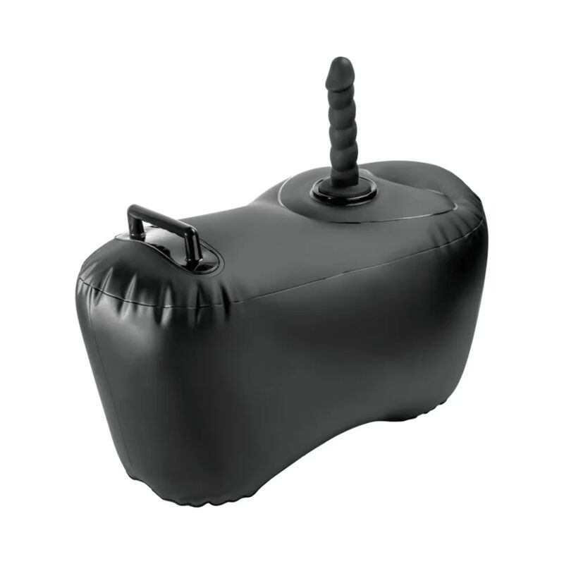 Cadeira insuflável preta BODY DOCK da FETISH FANTASY SERIES com dildo desmontável
