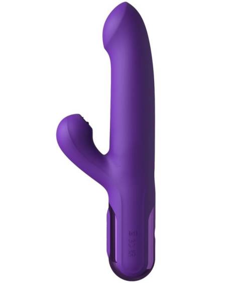 Vibrador coelho roxo FANTASY FOR HER Super Sonix Thruster, com 22 cm