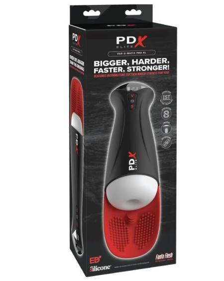 Masturbador automático PDX ELITE Fap-O-Matic Pro XL, com 34.9 cm de comprimento