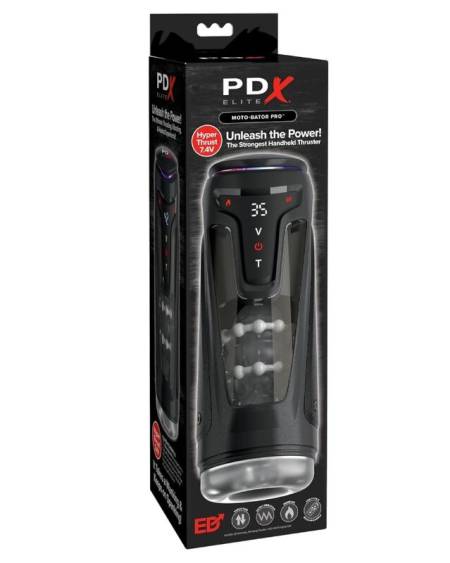 Masturbador automático PDX ELITE Moto-Bator Pro com impulsão, vibração e função de calor