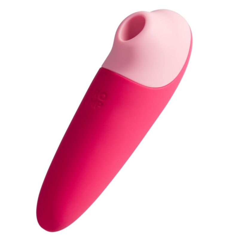 Succionador de clítoris ROMP Shine X rosa, com cabeça flexível