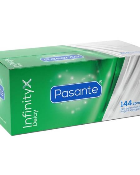 Caixa de 144 preservativos retardantes PASANTE Infinity X Delay