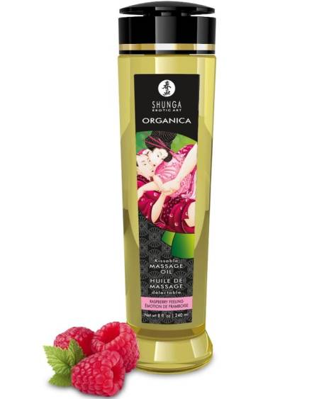 Óleo de massagem orgânico SHUNGA de 240 ml