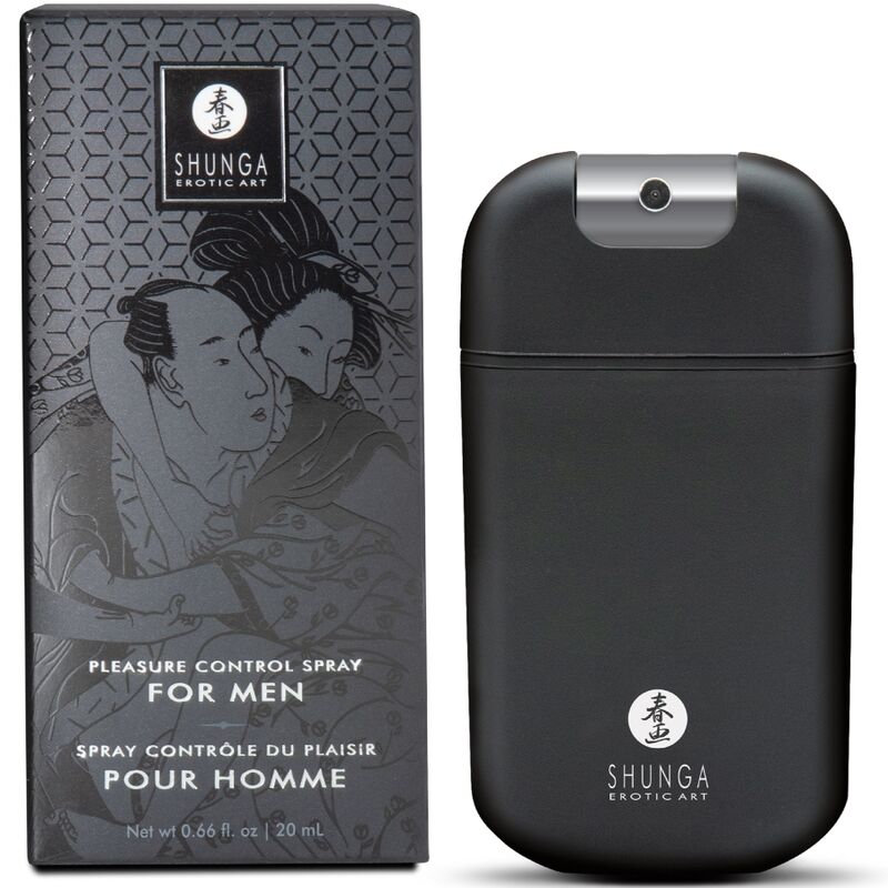 Spray retardante SHUNGA de 20 ml com Acmella Oleracea