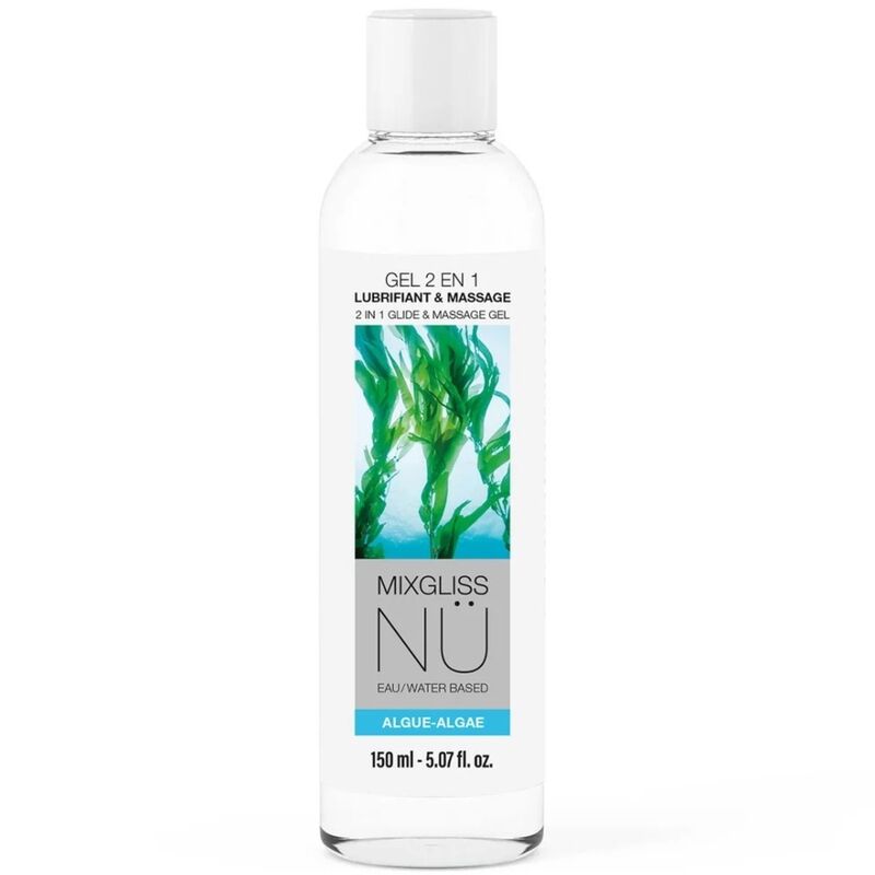 Gel lubrificante e de massagem NÜ MIXGLISS à base de água, 150 ml