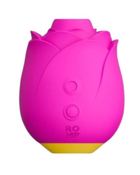 Estimulador de clítoris ROMP Rose 2.0 rosa, com design inspirado numa rosa