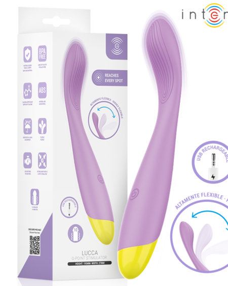 Vibrador flexível para ponto G Lucca da INTENSE HIGH TECH