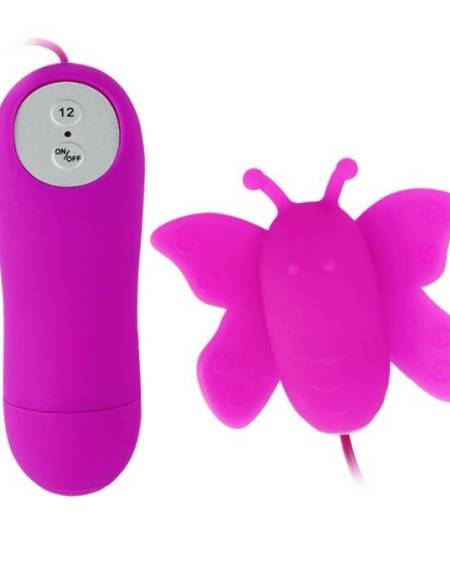 Estimulador de Clítoris Mariposa BAILE em Lila com Controle Remoto