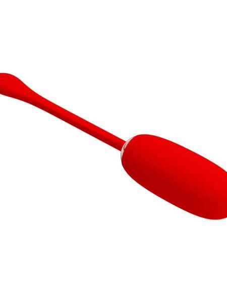 PRETTY LOVE - JULIUS HUEVO VIBRADOR IMPERMEBLE & RECARGABLE ROJO