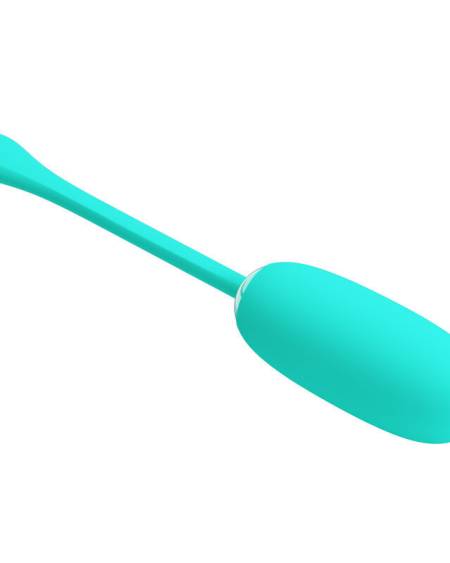 PRETTY LOVE - JULIUS HUEVO VIBRADOR IMPERMEBLE & RECARGABLE VERDE AGUA