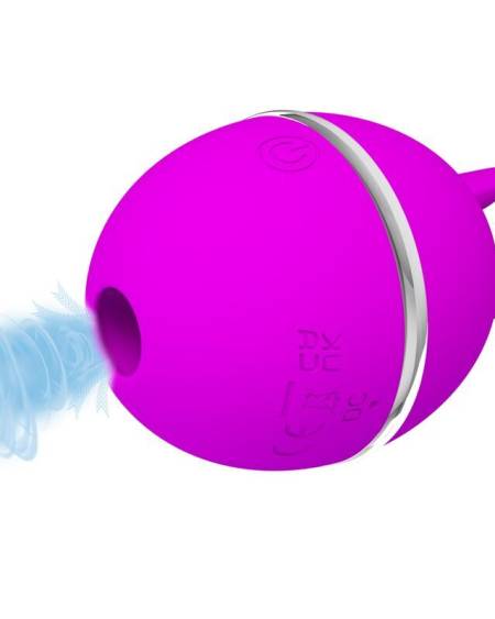 Vibrador redondo roxo da Pretty Love