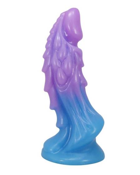 Dildo realista POWER MONSTERS Atlanteans azul e roxo, com relevo e ventosa