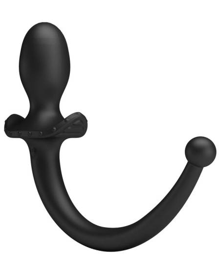 Vibrador anal e perineal PRETTY LOVE Anthony preto, com controlo por app