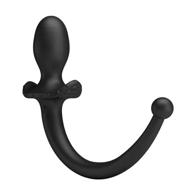 Vibrador anal e perineal PRETTY LOVE Anthony preto, com controlo por app